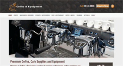 Desktop Screenshot of coffeeandequip.co.nz